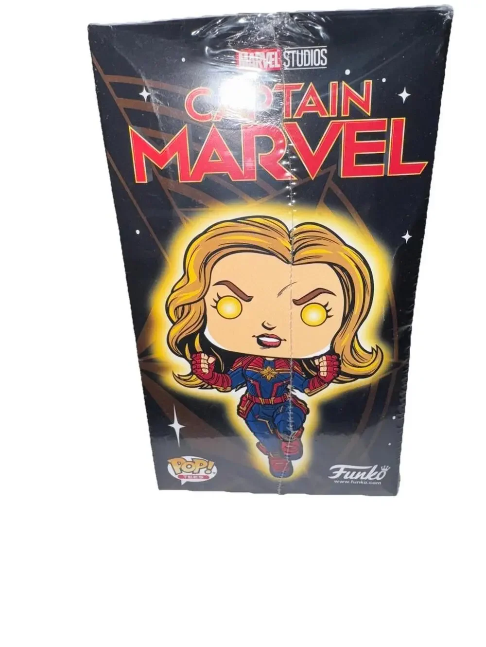 Marvel's Captain Marvel - Glow in the Dark Pop/T-Shirt (L) - FUN|KO POP! TEES